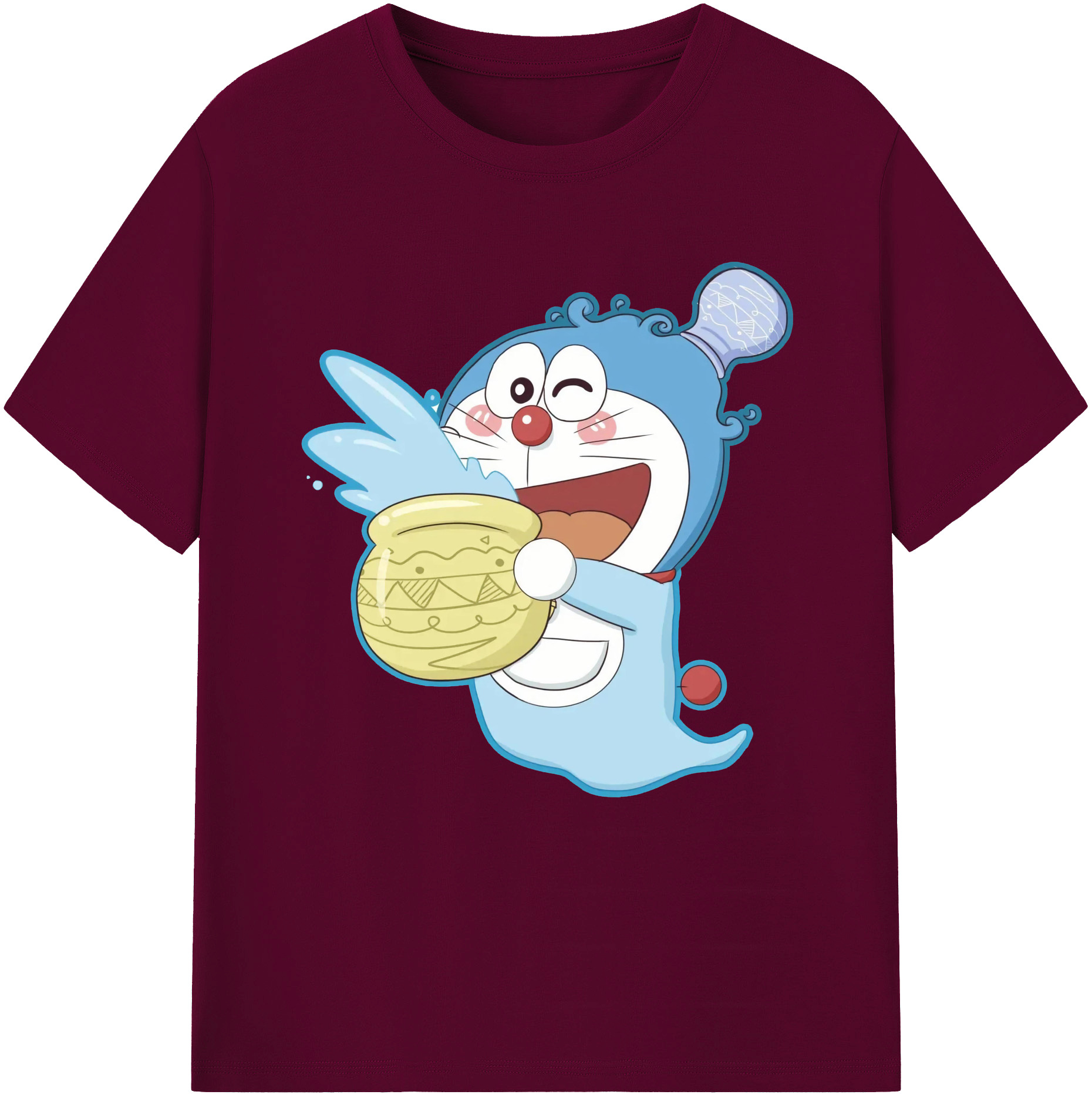 （画像用） ドラえもん Doraemon レディースカジュアルプリントTシャツ（綿100％）
